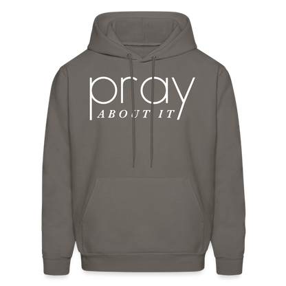 Pray About It Men's Hoodie - asphalt gray