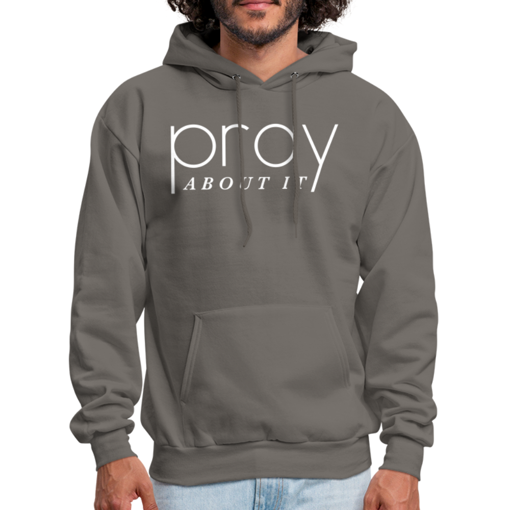 Pray About It Men's Hoodie - asphalt gray