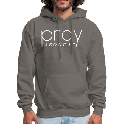 Pray About It Men's Hoodie - asphalt gray