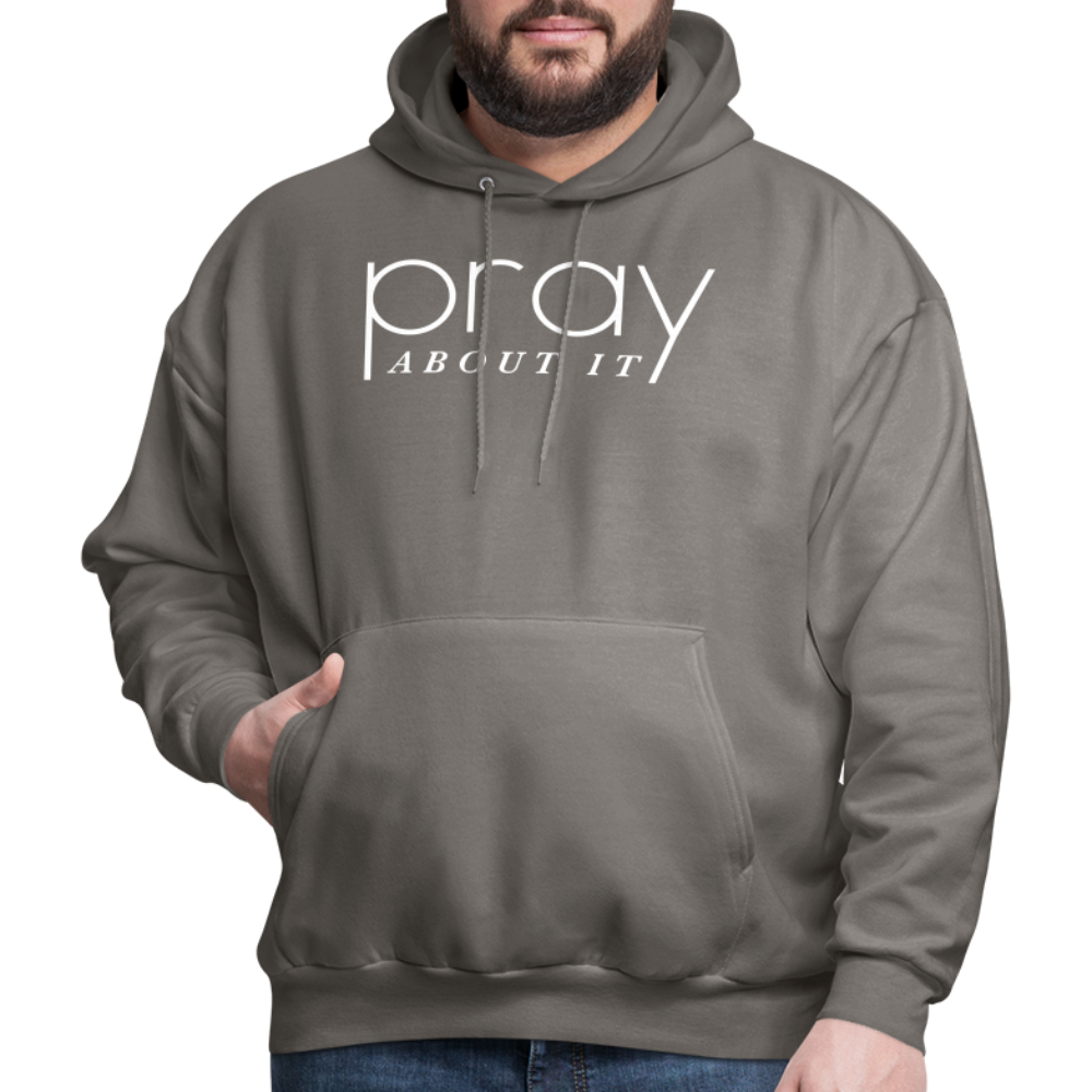 Pray About It Men's Hoodie - asphalt gray