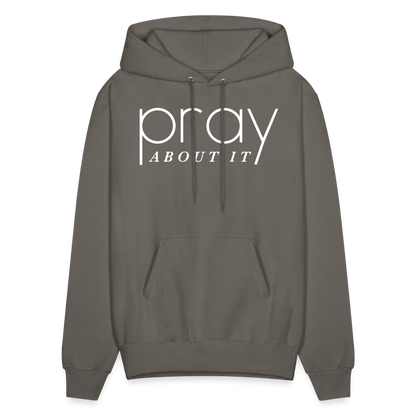 Pray About It Men's Hoodie - asphalt gray