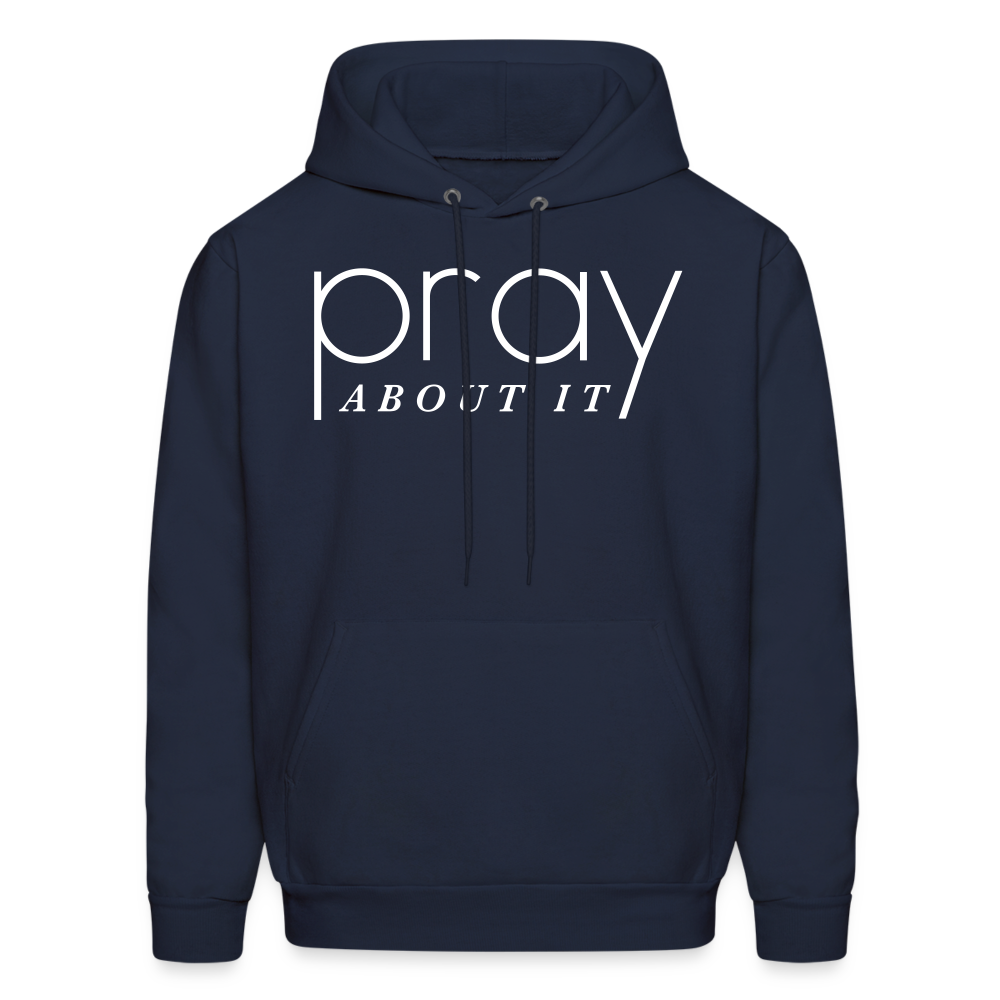 Pray About It Men's Hoodie - navy