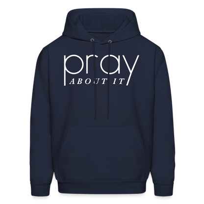 Pray About It Men's Hoodie - navy