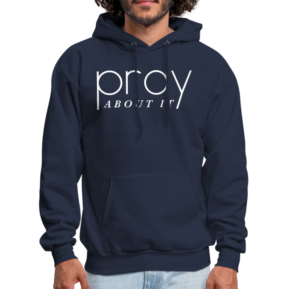 Pray About It Men's Hoodie - navy