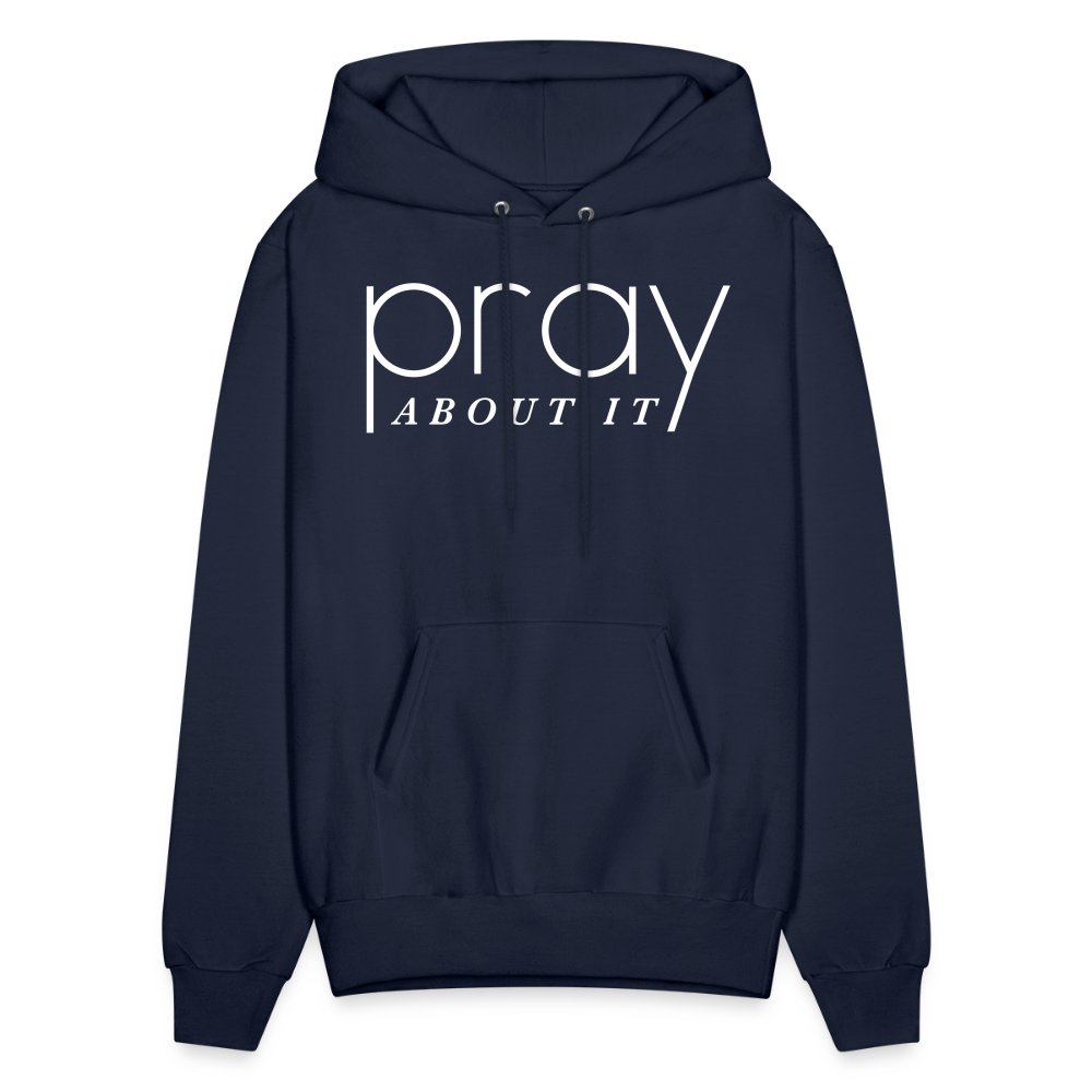 Pray About It Men's Hoodie - navy