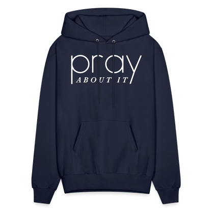 Pray About It Men's Hoodie - navy