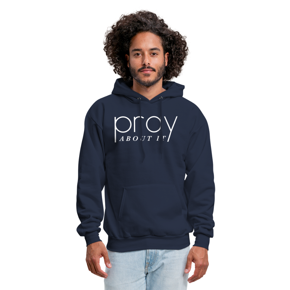 Pray About It Men's Hoodie - navy