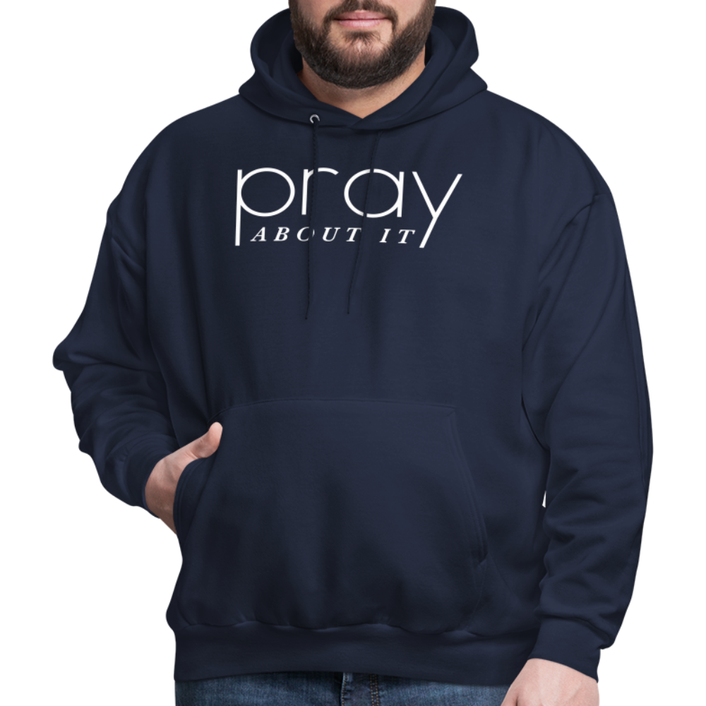 Pray About It Men's Hoodie - navy