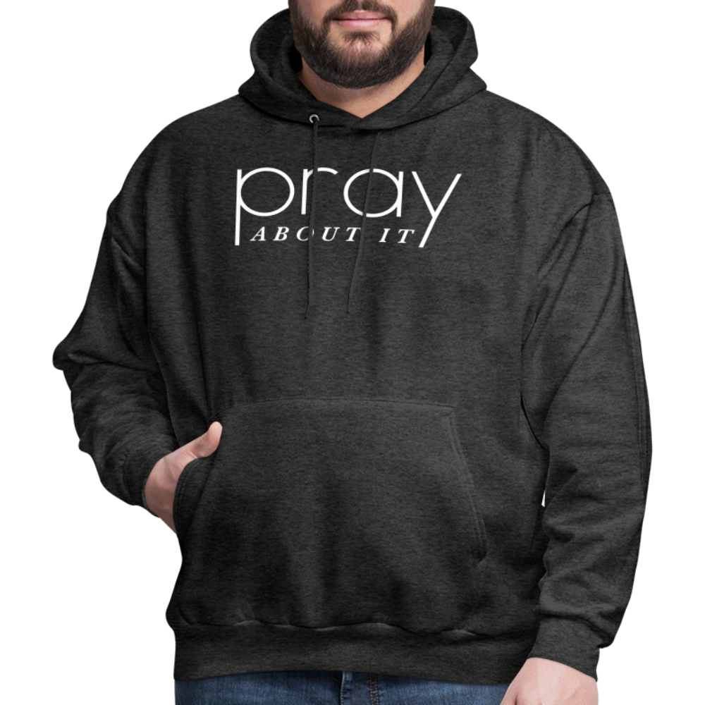 Pray About It Men's Hoodie - charcoal grey