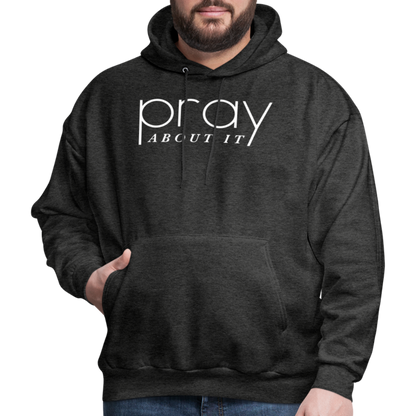 Pray About It Men's Hoodie - charcoal grey