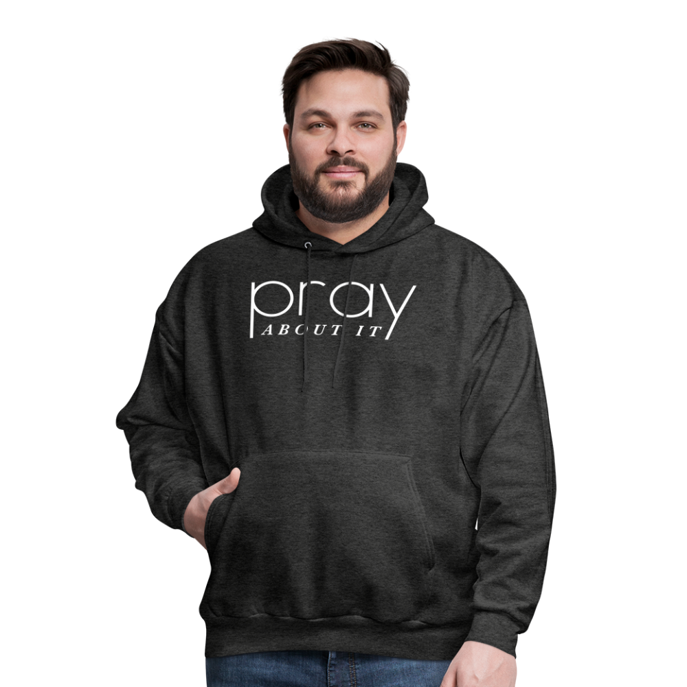 Pray About It Men's Hoodie - charcoal grey