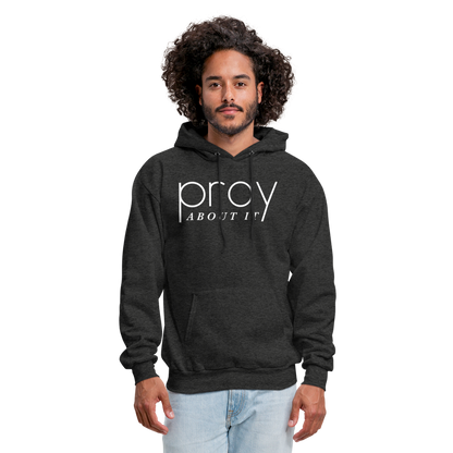 Pray About It Men's Hoodie - charcoal grey