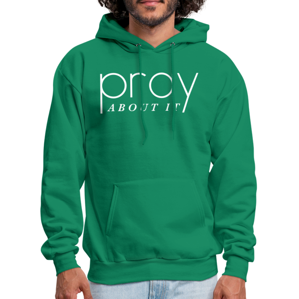 Pray About It Men's Hoodie - kelly green