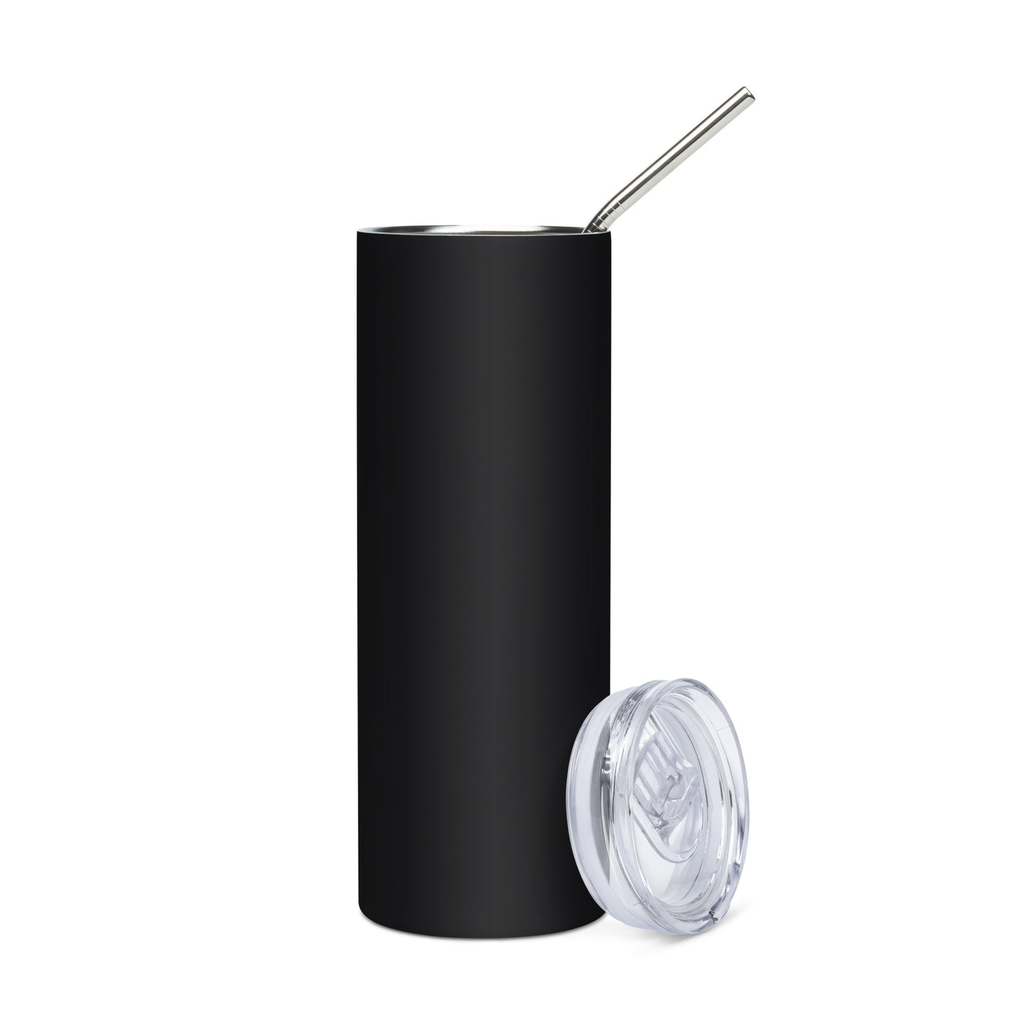 He is Risen Stainless Steel Tumbler with Metal Straw