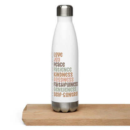 Fruit of the Spirit Stainless Steel Water Bottle