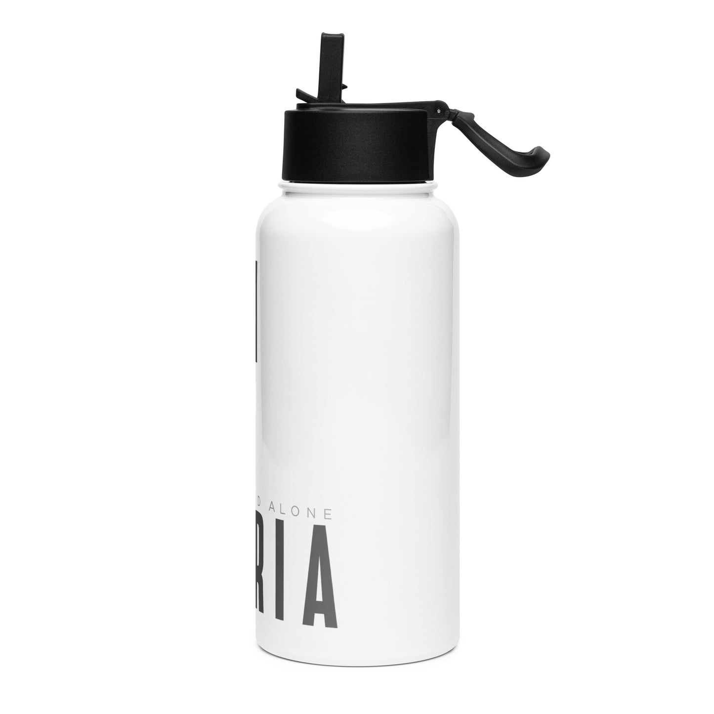 Soli Deo Gloria Stainless Steel Water Bottle with a Straw Lid