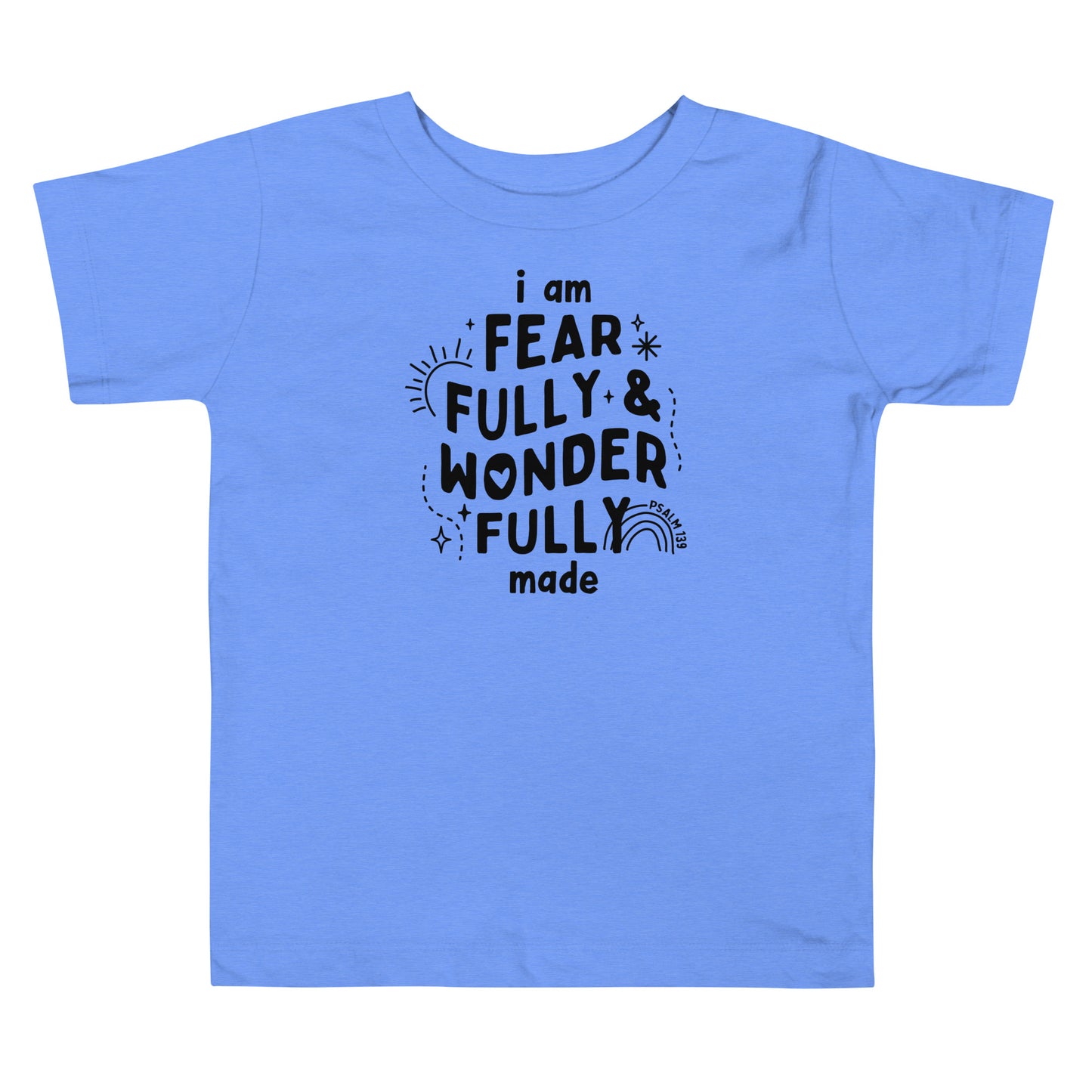 Fearfully & Wonderfully Made Toddler Short Sleeve Tee