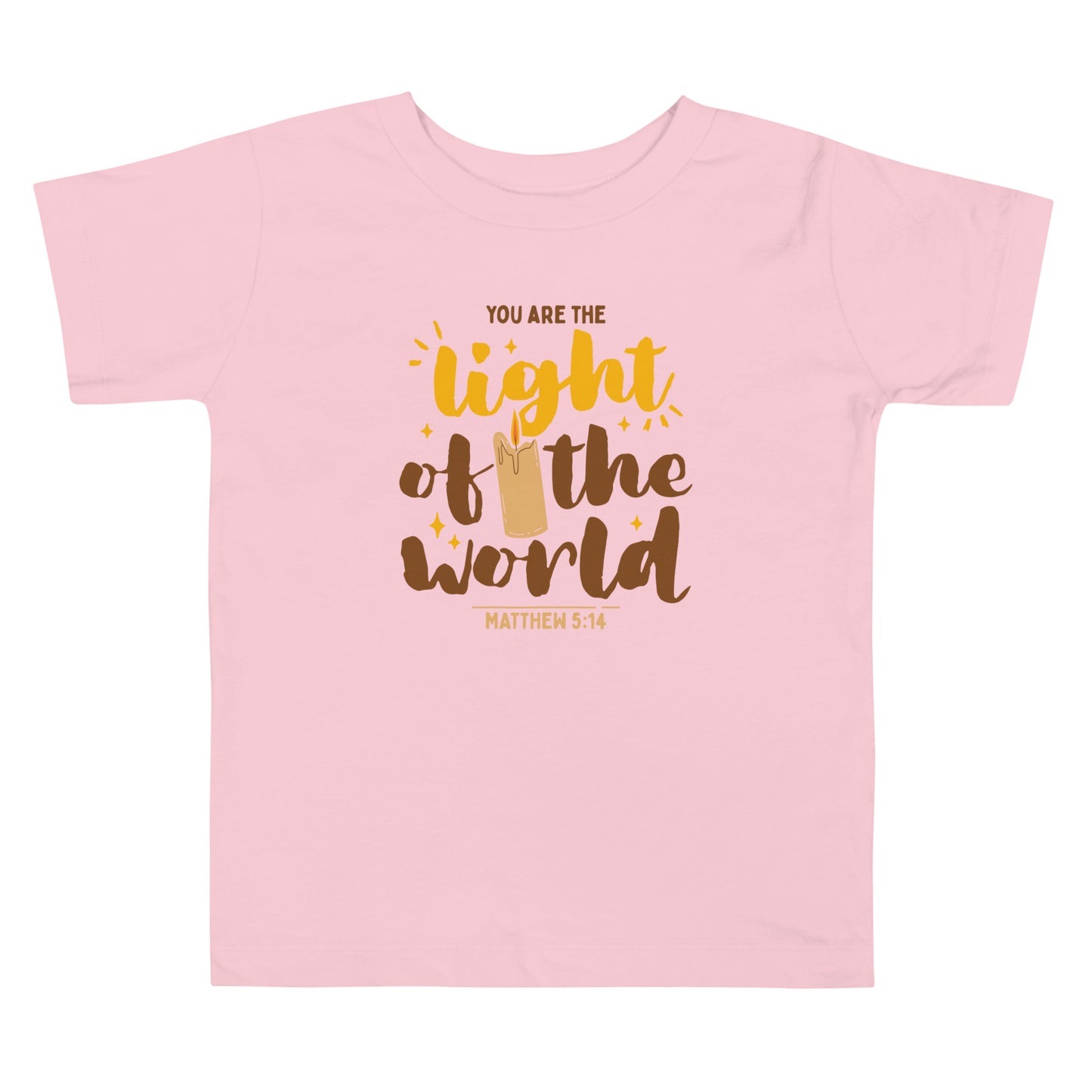 You are the Light of the World Toddler Short Sleeve Tee