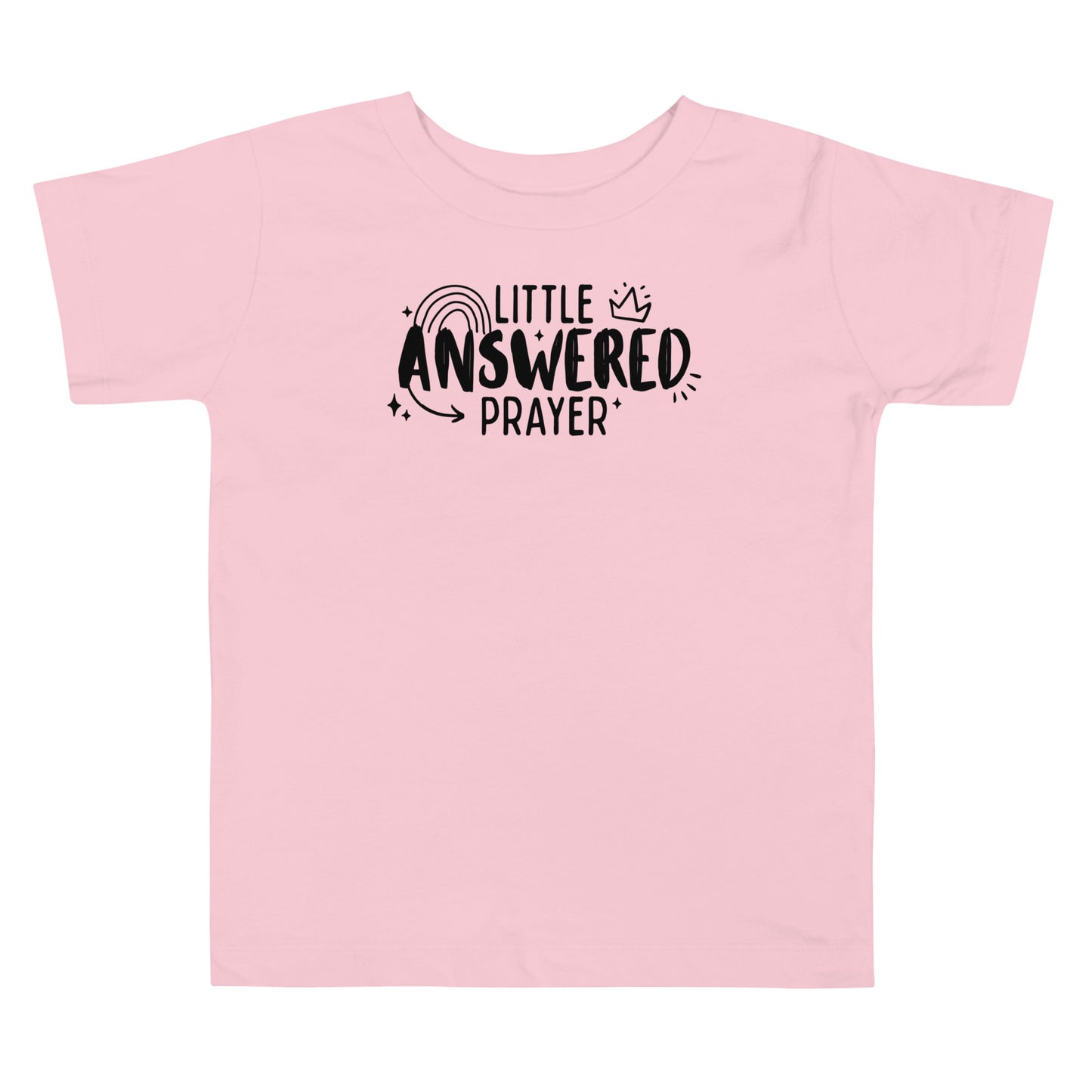 Little Answered Prayer Toddler Short Sleeve Tee