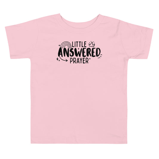 Little Answered Prayer Toddler Short Sleeve Tee