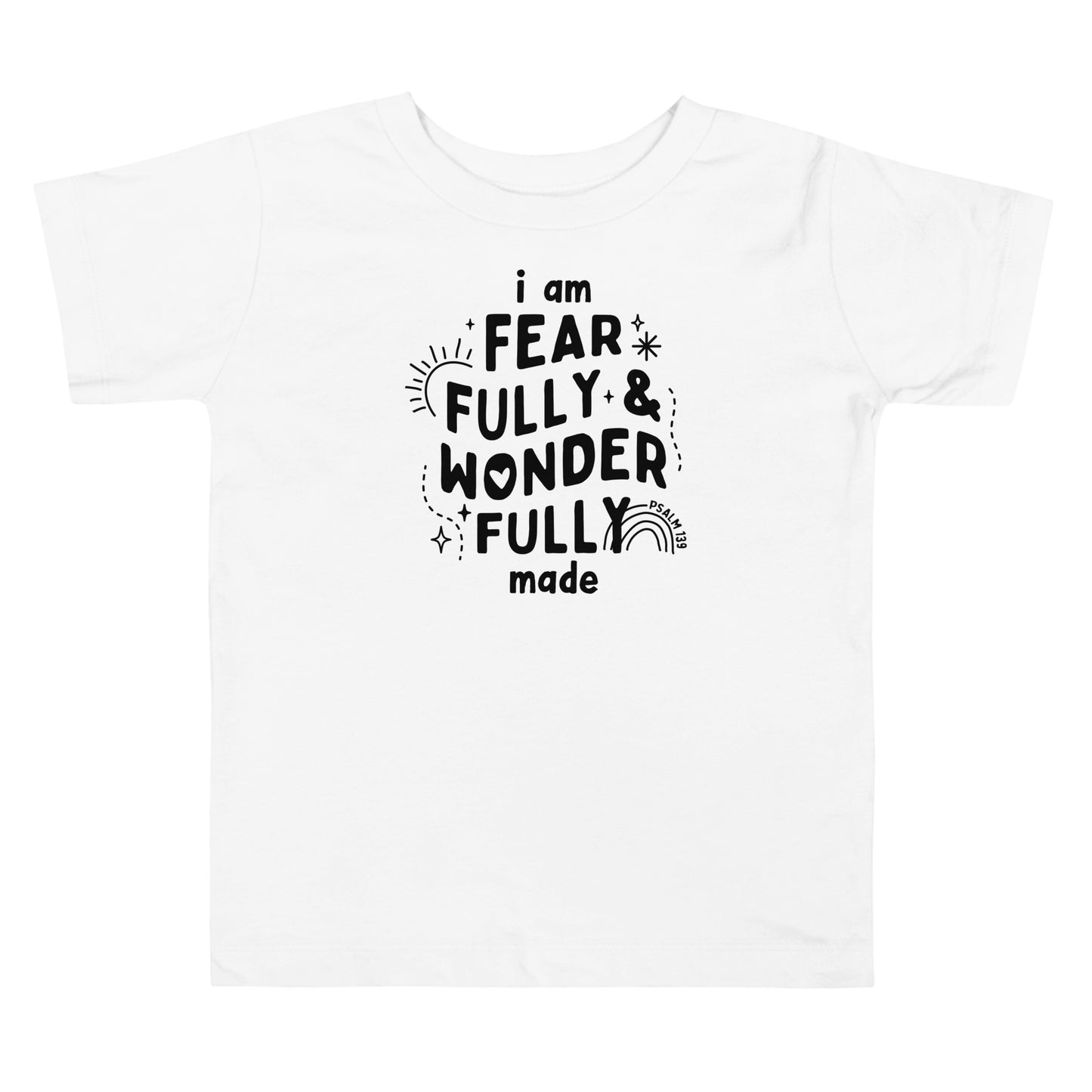 Fearfully & Wonderfully Made Toddler Short Sleeve Tee