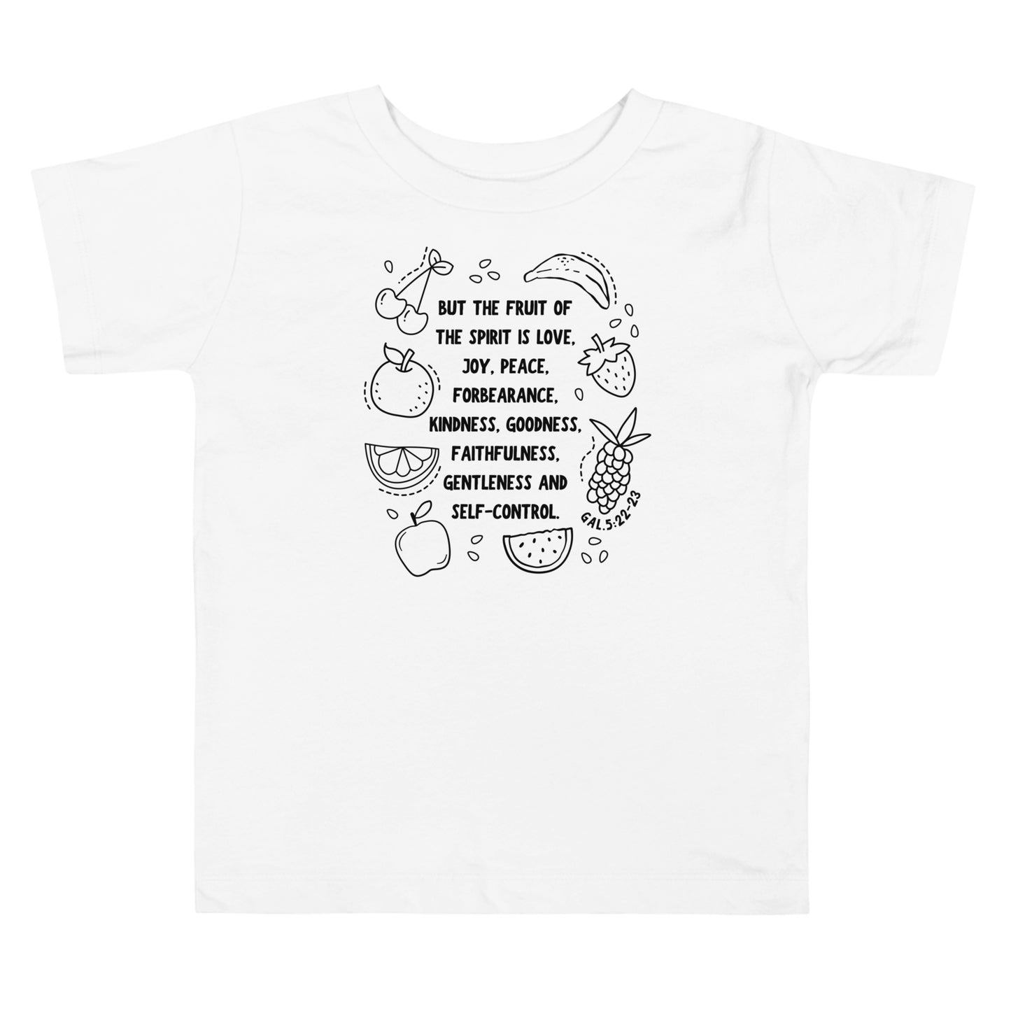 Fruit of the Spirit Toddler Short Sleeve Tee