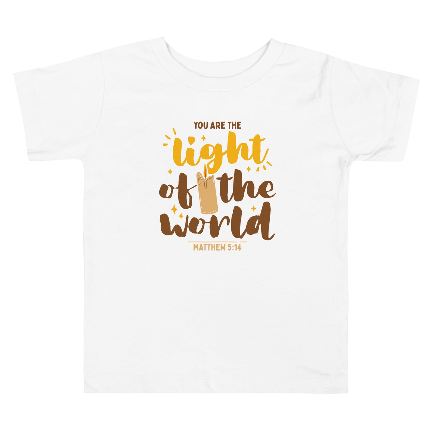 You are the Light of the World Toddler Short Sleeve Tee