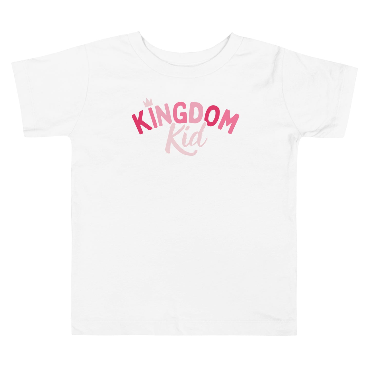 Kingdom Kid (Pink) Toddler Short Sleeve Tee