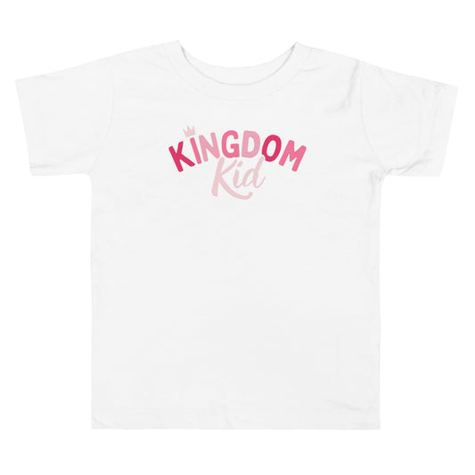 Kingdom Kid (Pink) Toddler Short Sleeve Tee