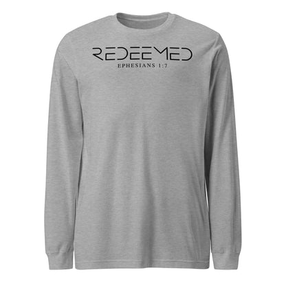 Redeemed Ephesians 1:7 Men's Long Sleeve Tee