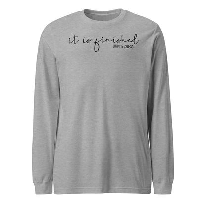 In Is Finished Women's Long Sleeve Tee