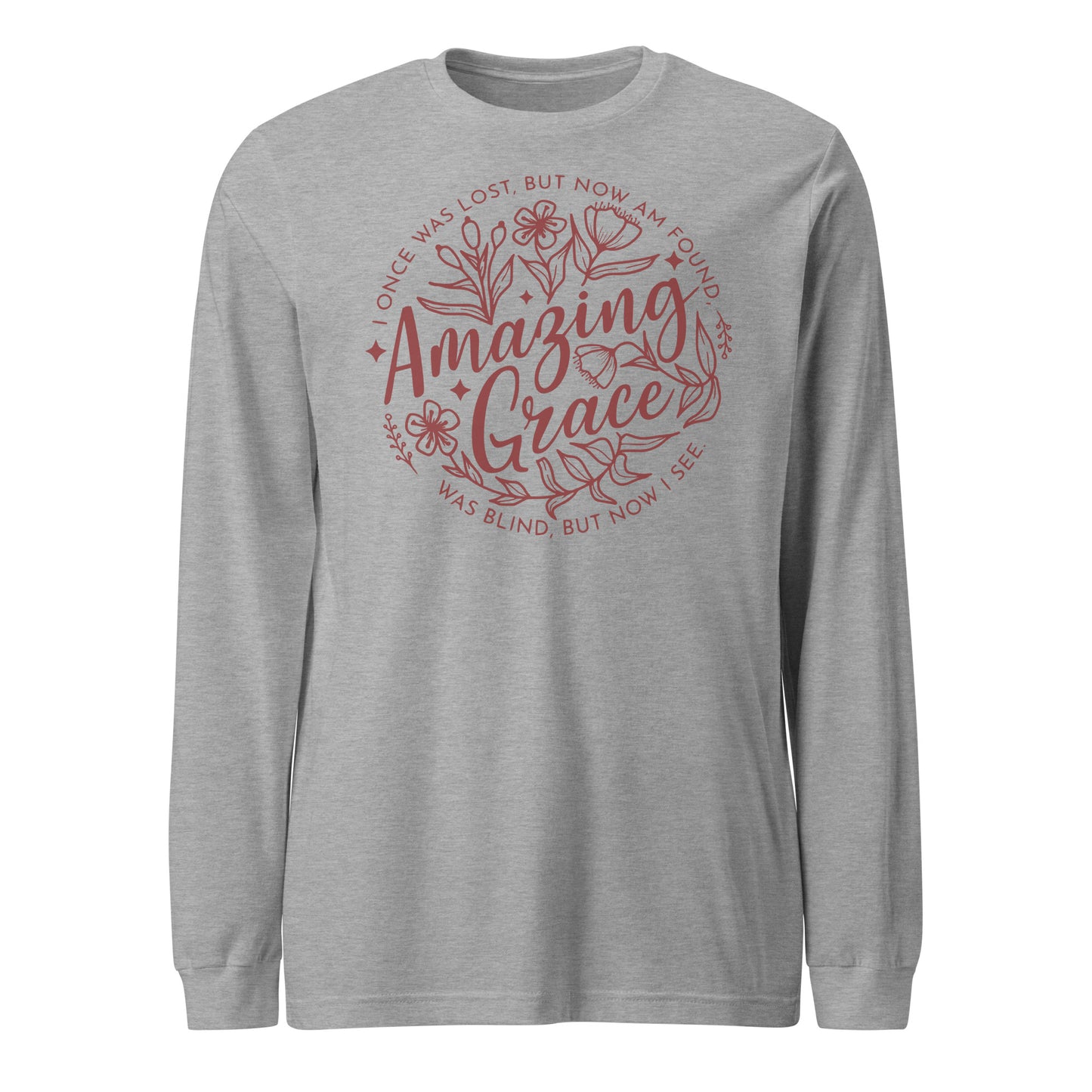 Amazing Grace (Mauve) Women's Long Sleeve Tee