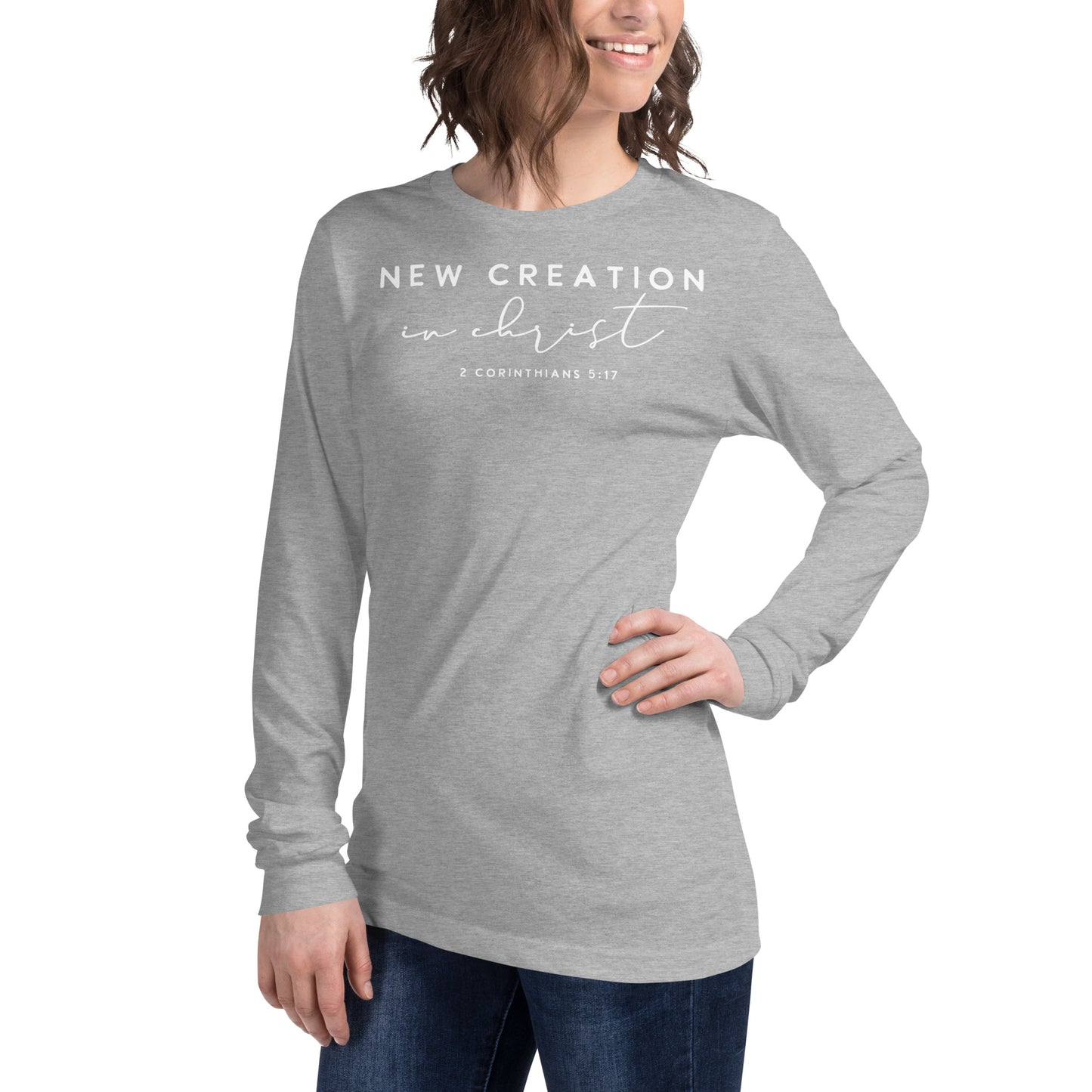 New Creation in Christ (W) Women's Long Sleeve Tee