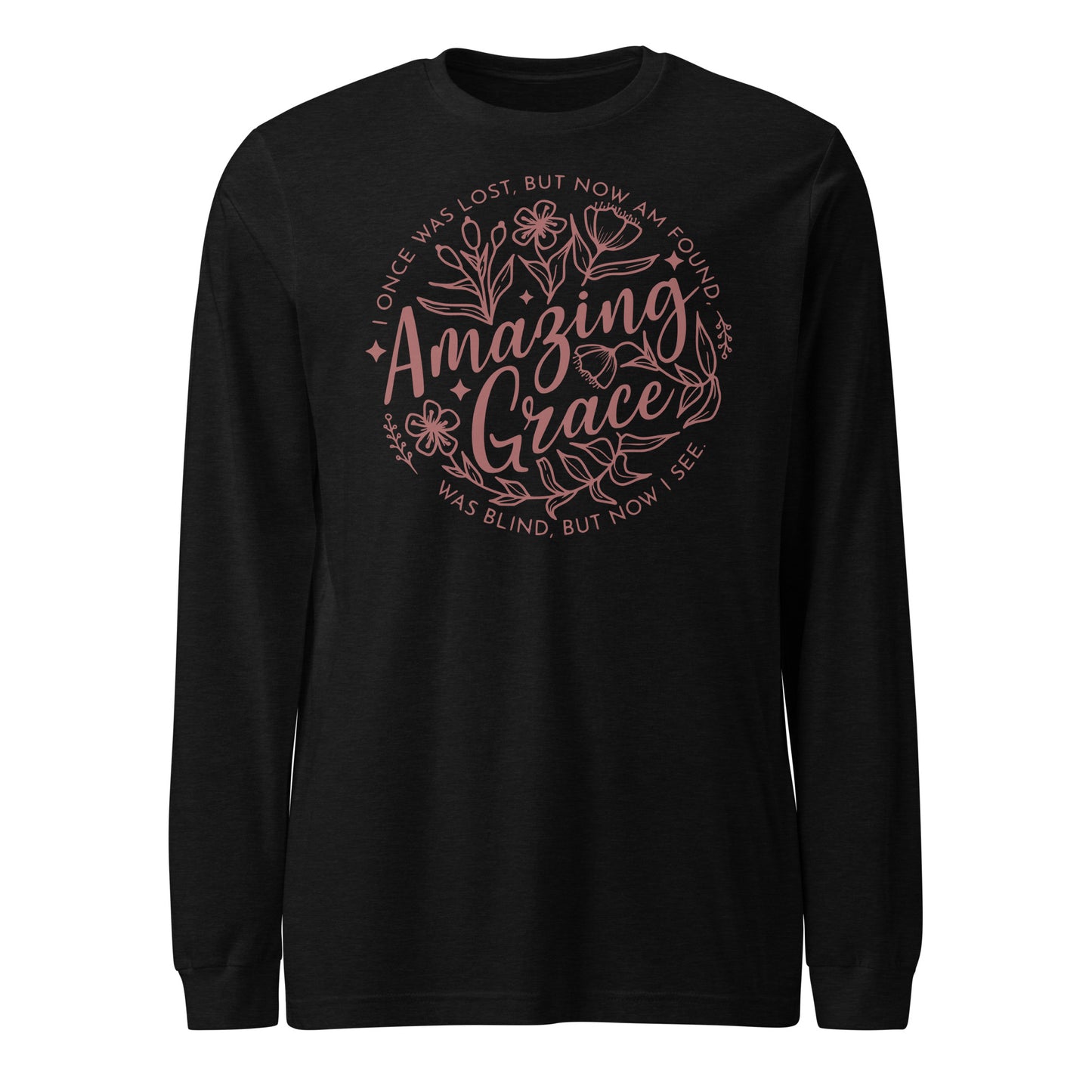 Amazing Grace (Mauve) Women's Long Sleeve Tee