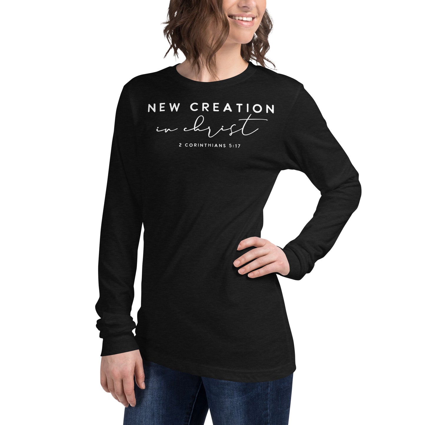 New Creation in Christ (W) Women's Long Sleeve Tee