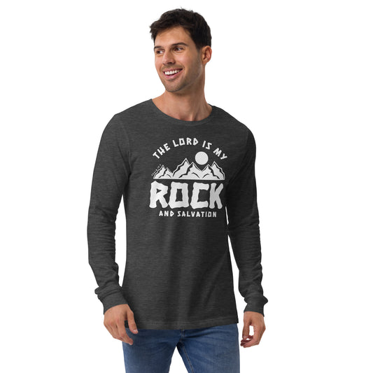 The Lord is My Rock and My Salvation Men's Long Sleeve Tee