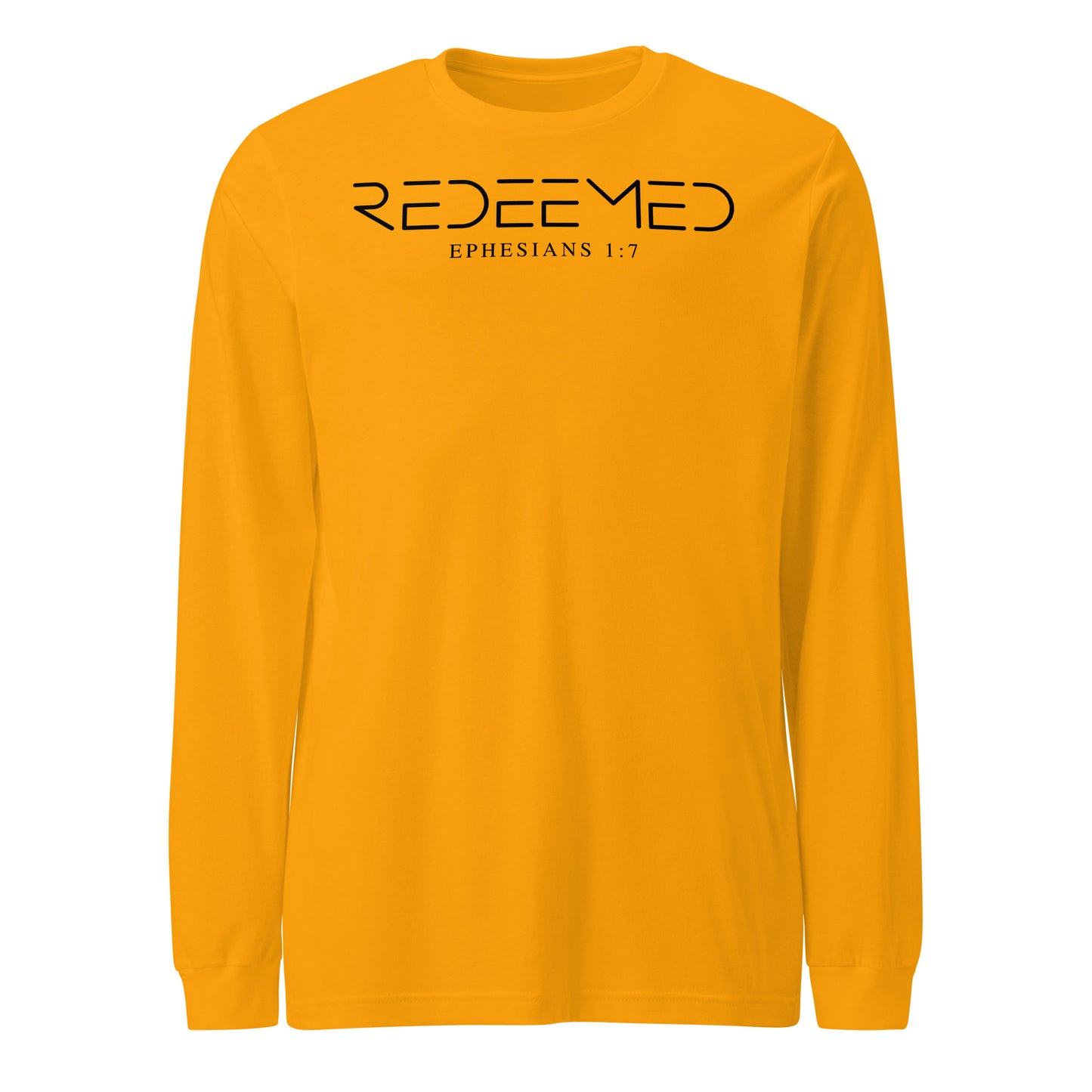 Redeemed Ephesians 1:7 Men's Long Sleeve Tee