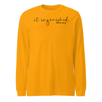 In Is Finished Women's Long Sleeve Tee