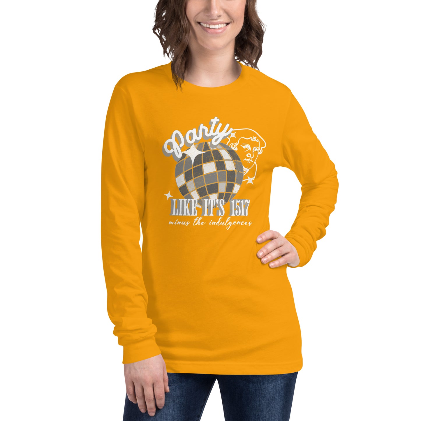 Party Like It's 1517 (W) Reformation Day Unisex Long Sleeve Tee