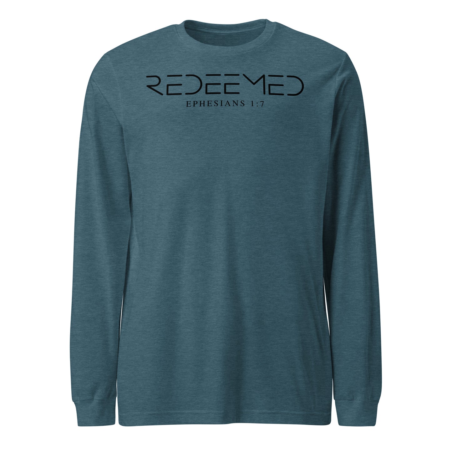 Redeemed Ephesians 1:7 Men's Long Sleeve Tee