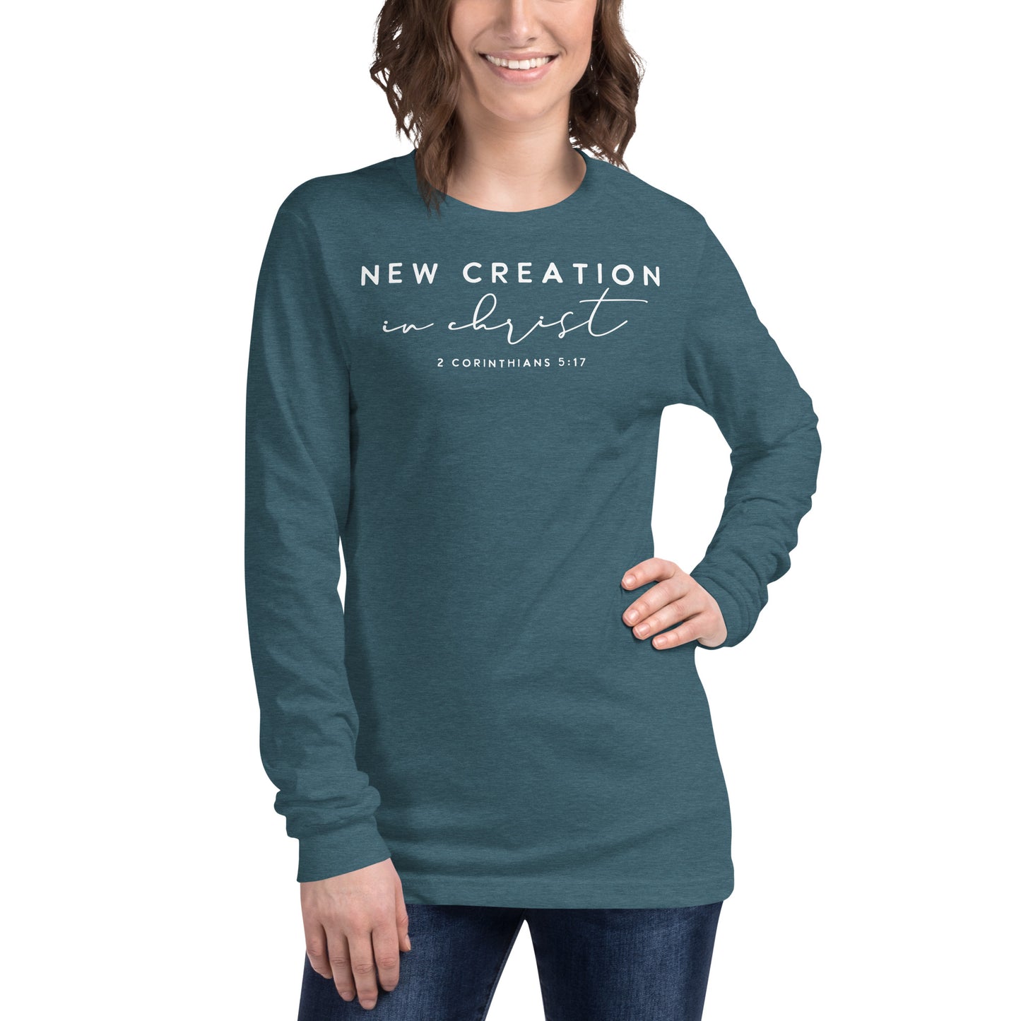 New Creation in Christ (W) Women's Long Sleeve Tee