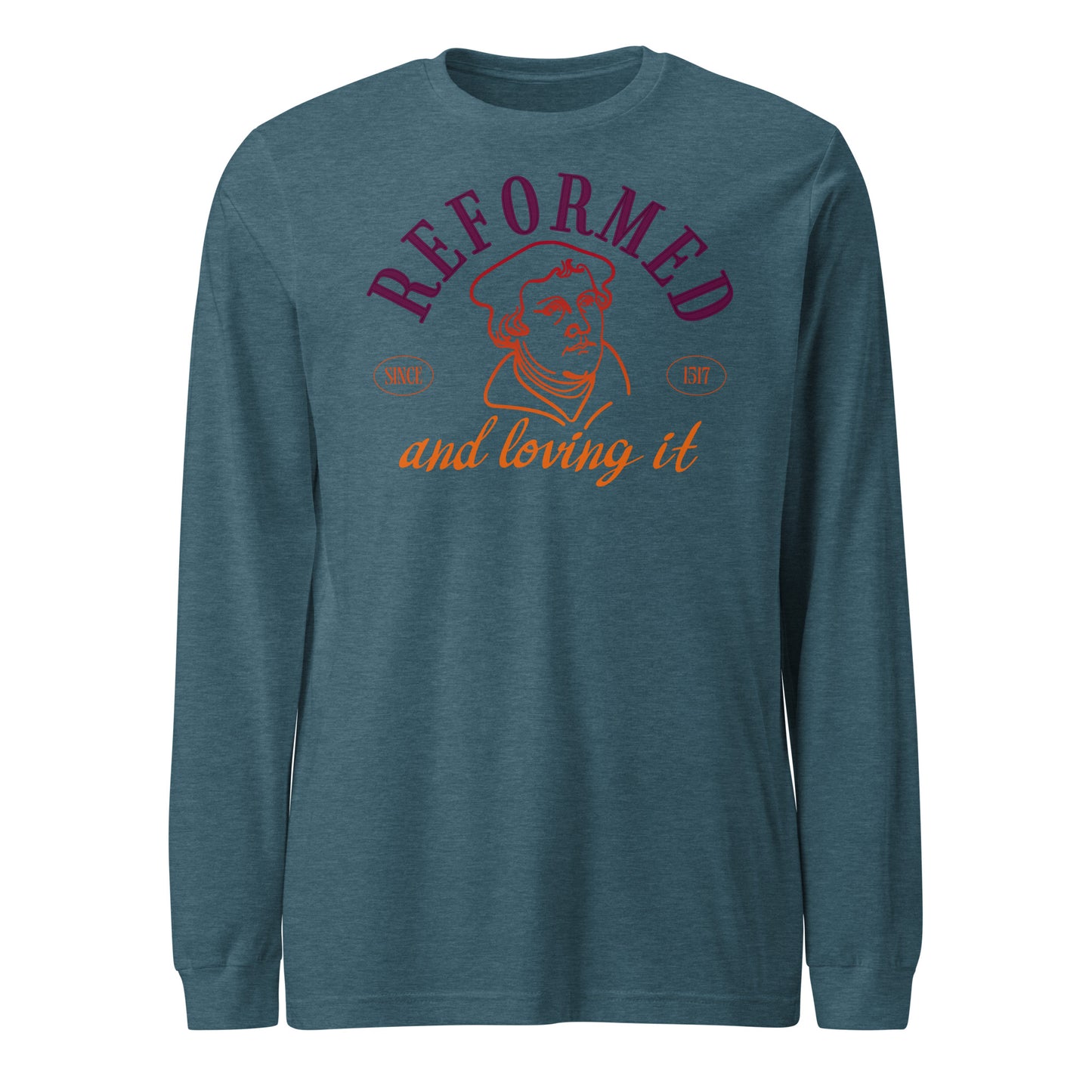 Reformed & Loving It (Color) Reformation Day Unisex Long Sleeve Tee