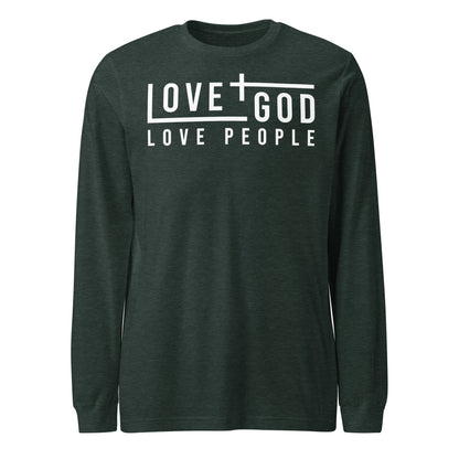 Love God Love People (W) Men's Long Sleeve Tee