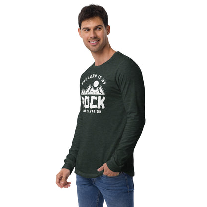 The Lord is My Rock and My Salvation Men's Long Sleeve Tee