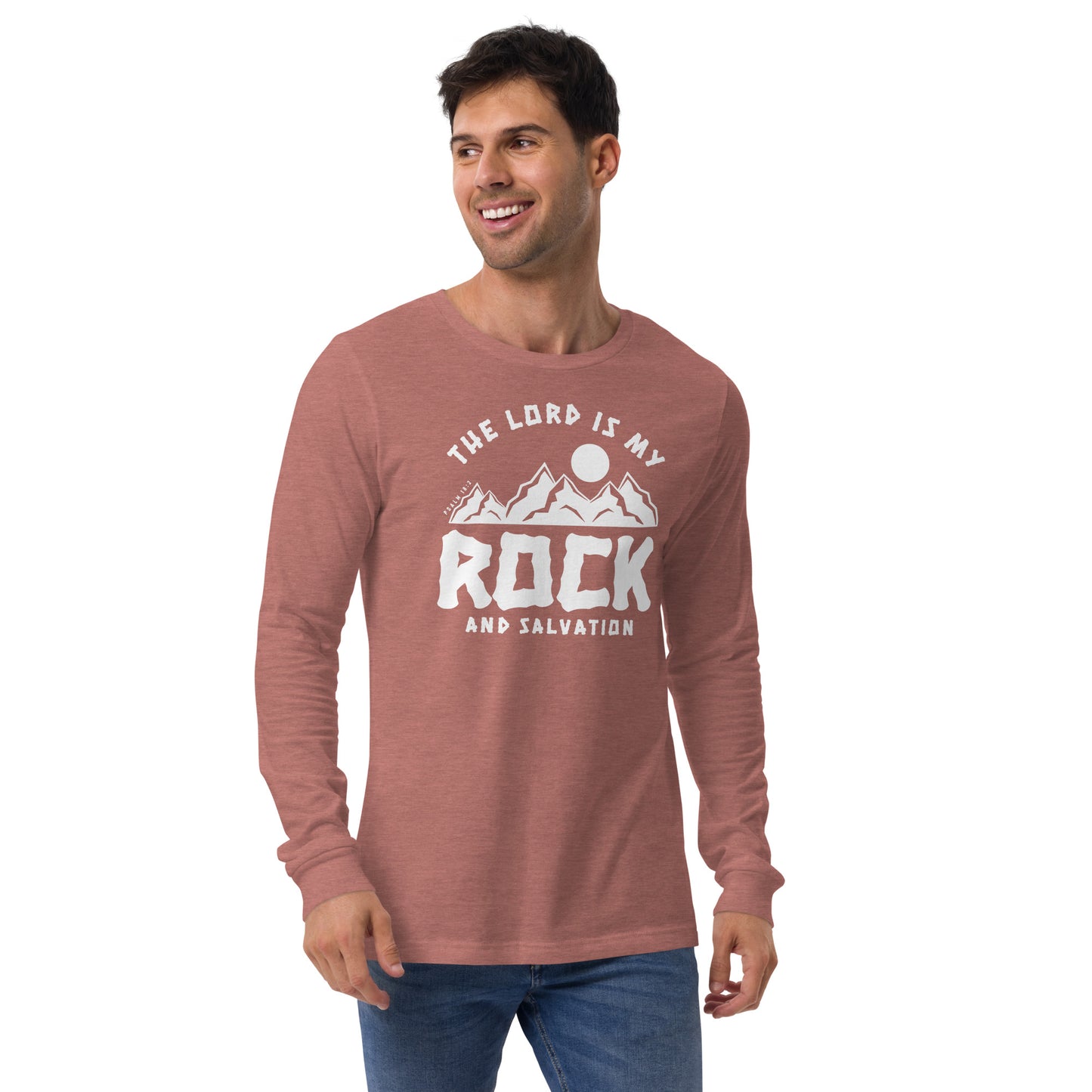 The Lord is My Rock and My Salvation Men's Long Sleeve Tee