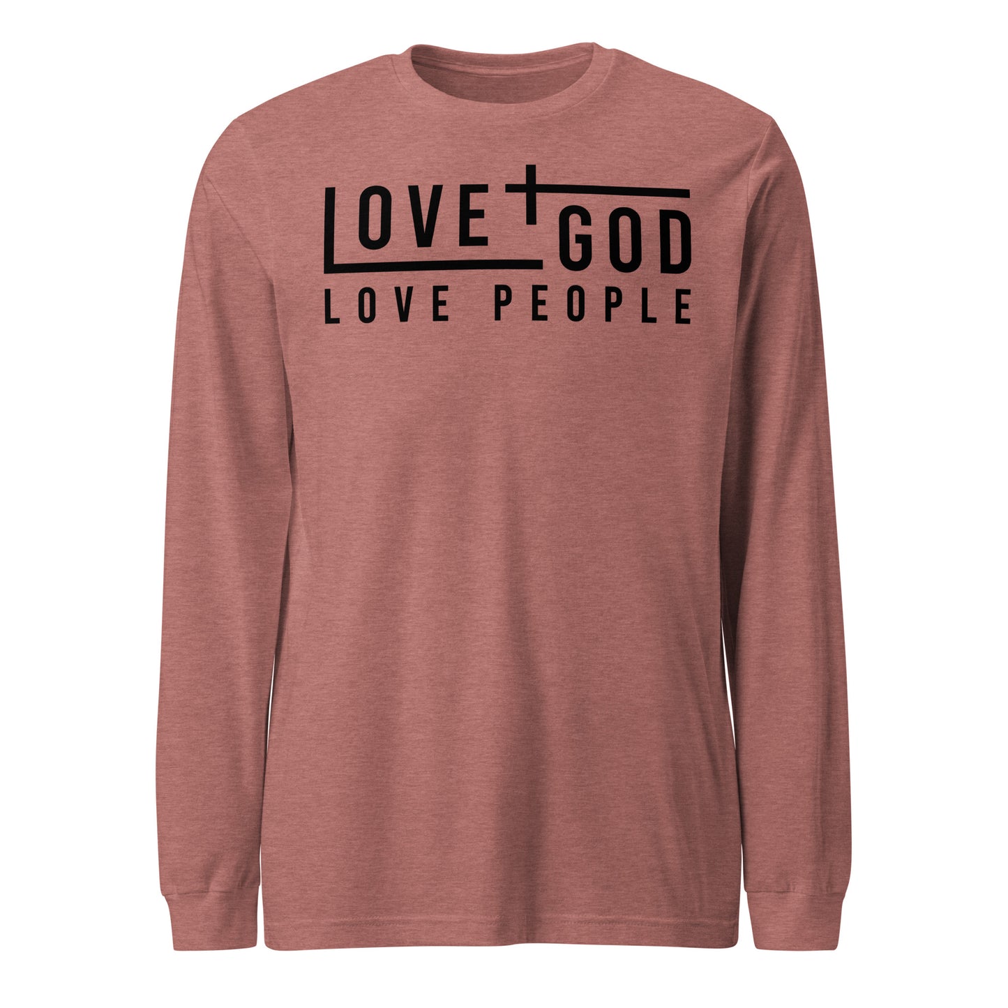 Love God Love People Men's Long Sleeve Tee