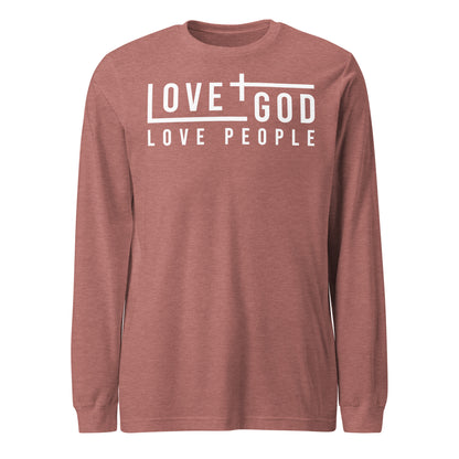 Love God Love People (W) Men's Long Sleeve Tee