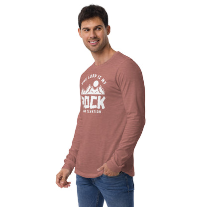 The Lord is My Rock and My Salvation Men's Long Sleeve Tee