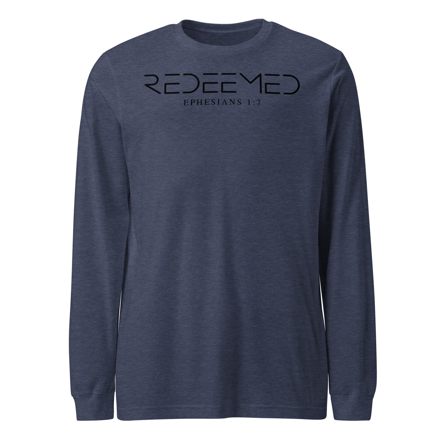 Redeemed Ephesians 1:7 Men's Long Sleeve Tee