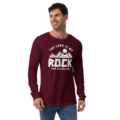 The Lord is My Rock and My Salvation Men's Long Sleeve Tee